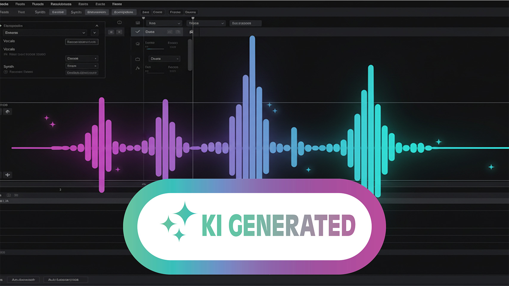 Symbolfoto: Distributoren prüfen offenbar verstärkt die Herkunft von KI-generierten Songs - Foto: stock.adobe.com & Gemini